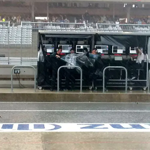 regen in de formule 1 austin rx 500