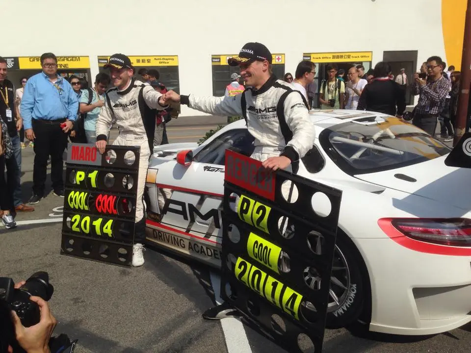 renger van der zande en maro engel feestje in de paddock