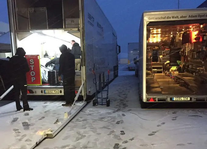 renger van der zande sneeuw op de nurburgring rx