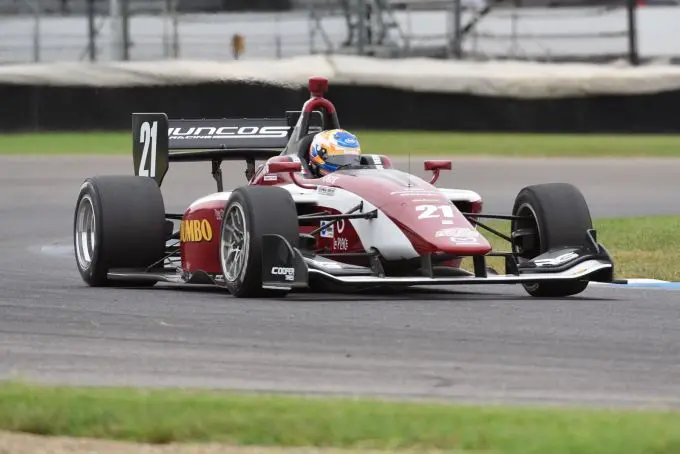 rinus van kalmthout indy light test