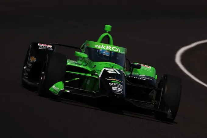 rinus veekay indianapolis 500 practice by chris owens ref image without watermark m103950