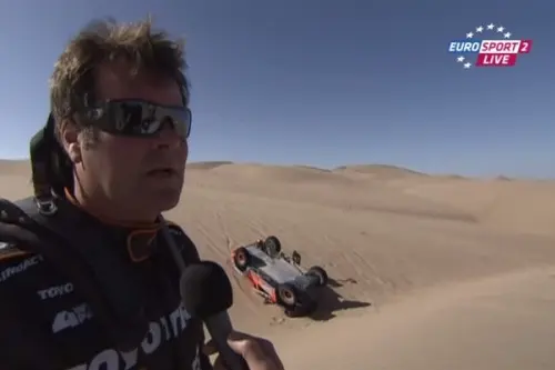 robby gordon dakar 2013 crash