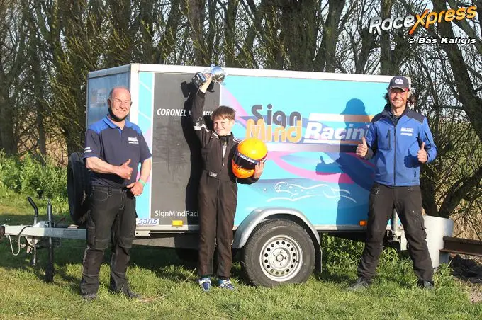 rocco coronel met begeleiders rob en bjorn
