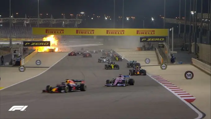 romain grosjean crash vuurzee f1com 128577891 1953240481499591 7162818005280886418 o 1