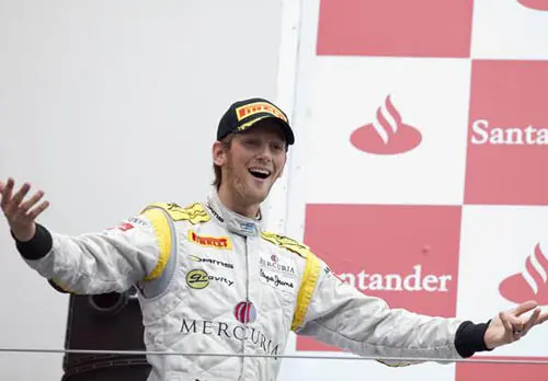 romain grosjean gp 2 series racexpress 500