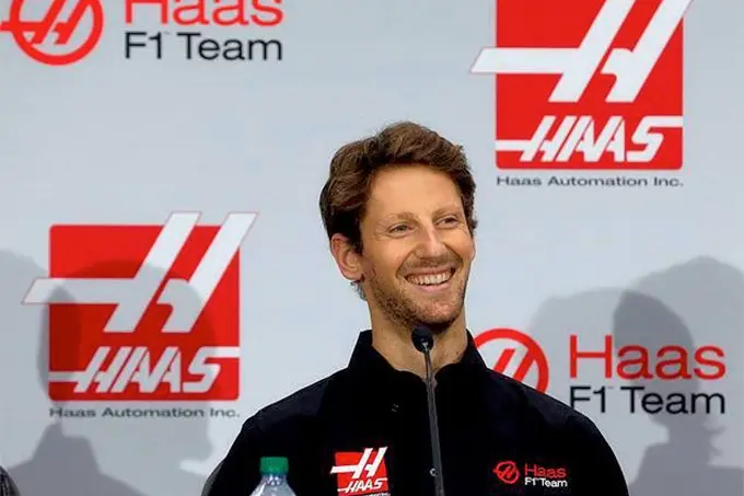 romain grosjean haas f1 2016