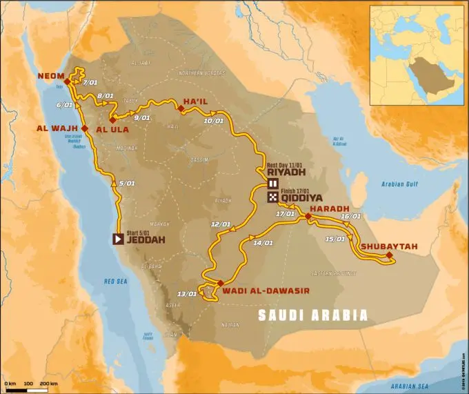route dakar 2020 1