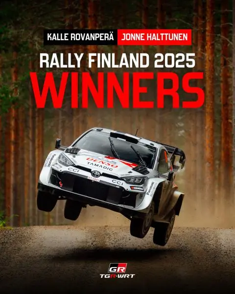 rovanpera halttunen winnaars rally finland 2025 foto toyota gazoo racing wrc526788817 1152319710037694 3629322735339668872 n