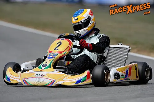 rowland on hamilton kart rx 500
