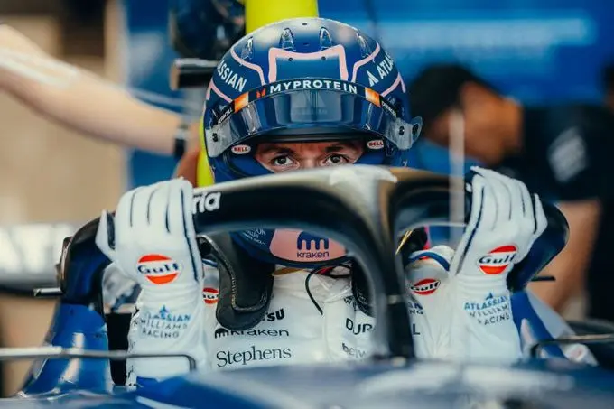 rx atlassian williams racing alex albon