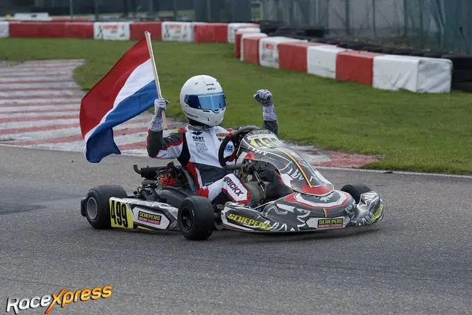 rx belgisch talent maxim dirickx gaat er met het nederlands kampioenschap karting vandoor