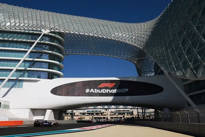 rx f1 post season test abu dhabi