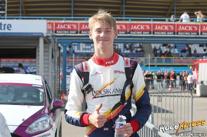 rx gianni van de craats blij met podium op assen imgl0347