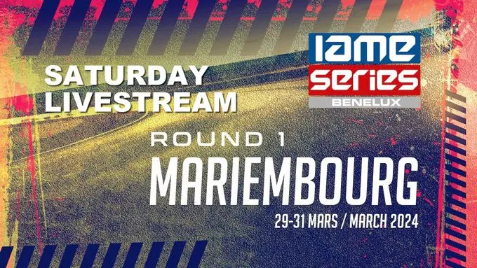rx iame benelux seris rd 1 2024 mariembourg live sat