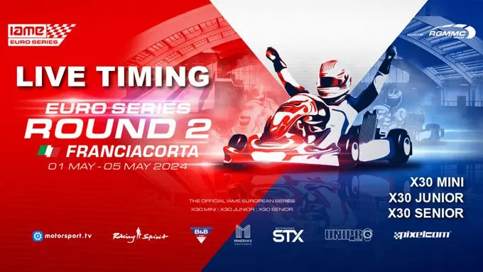 rx iame euro series rd 2 2024 live timing