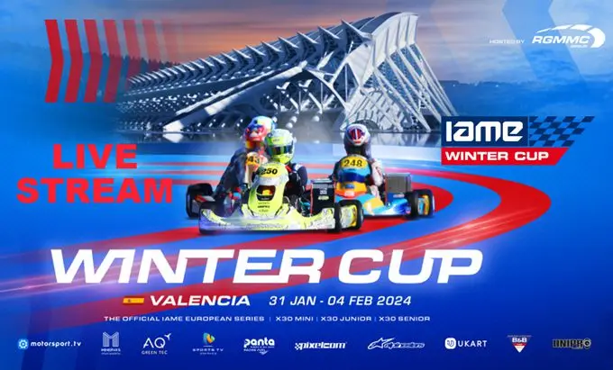 rx iame wintercup live stream 2024