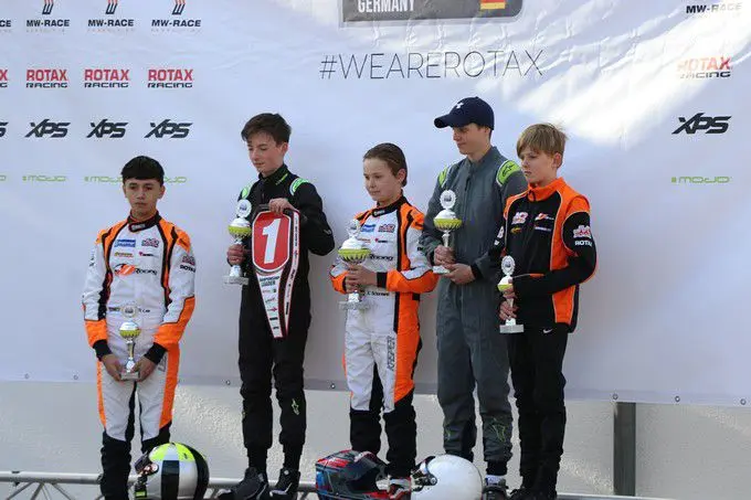 rx kasper schormans podium rotax max juniors