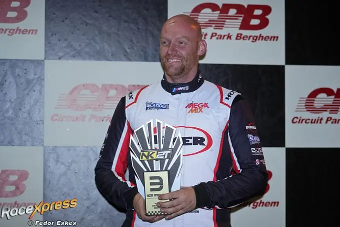 rx mark verhoven podium bij nk karting