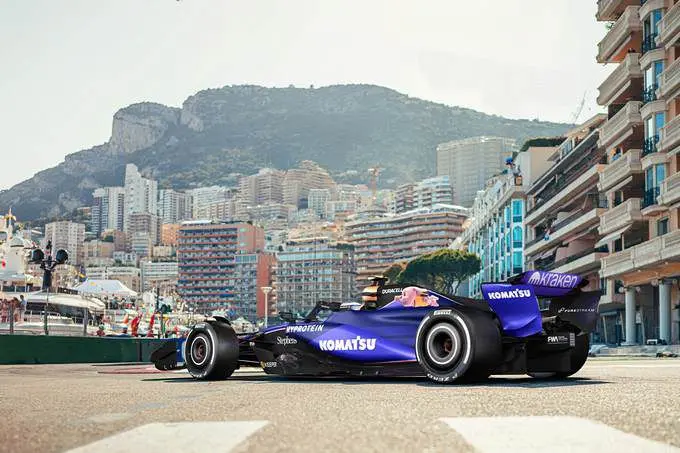 rx monaco williams racing f1 duracell