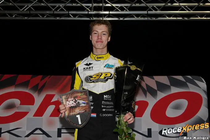 rx podium en overwinning coen doorn bij nk karting