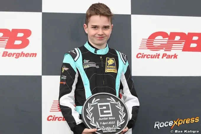 rx podium mark de bruin in rptax max juniors