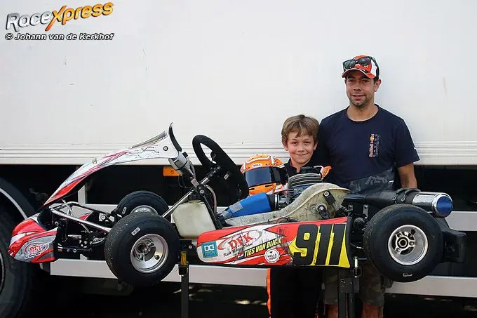 rx ties van dijck met vader en monteur jeroen