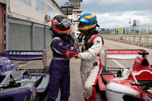 s bourdais with y buurman central banners