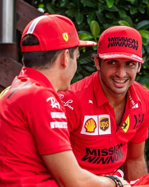 sainz leclerc ferrari 1