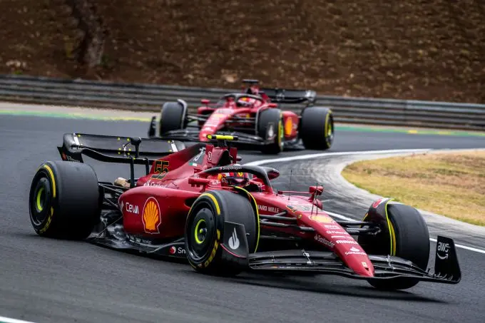 sainz leclerc hungaroring