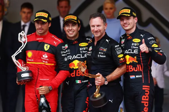 sainz perez horner verstappen