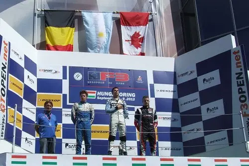 sam dejonghe podium f3 open hungaroring rx 500