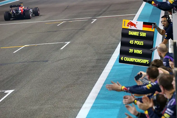 sebastian vettel abu dhabi 2014