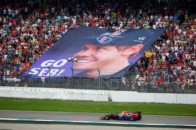 sebastian vettel hockenheimring race 2014