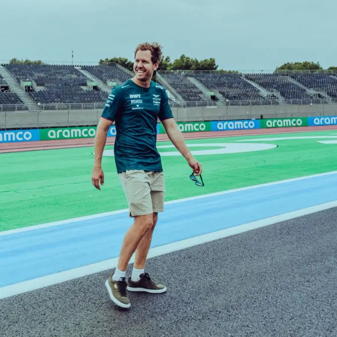 sebastian vettel smiling