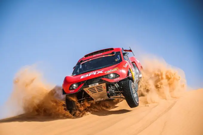 sebastien loeb shows the pace of the hunter during stage three of the dakar rally