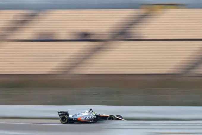 sergio perez barcelona pre7