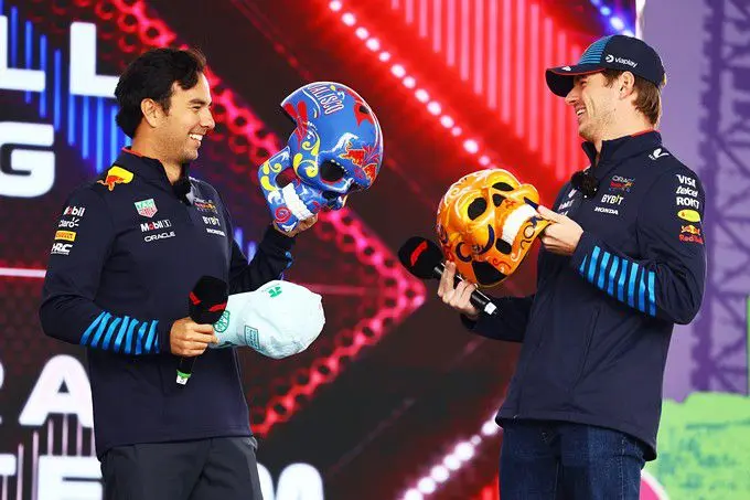 sergio perez en max verstappen rx 680