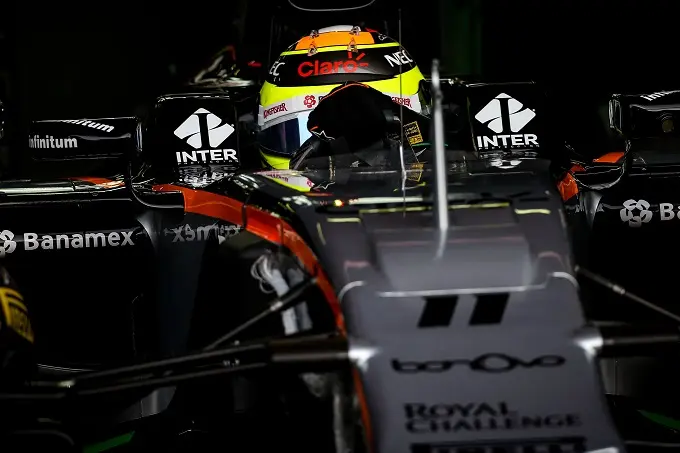 sergio perez force india f1