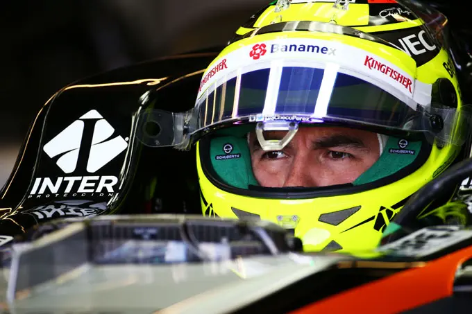 sergio perez force india f1