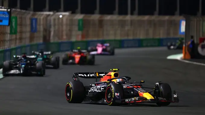 sergio perez race p1
