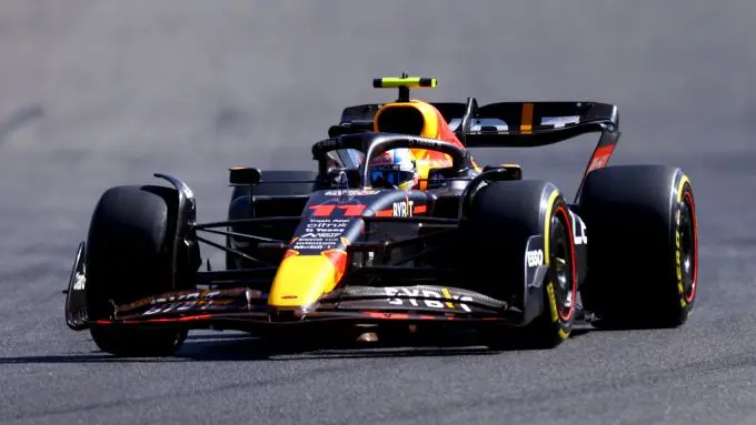 sergio perez spa race