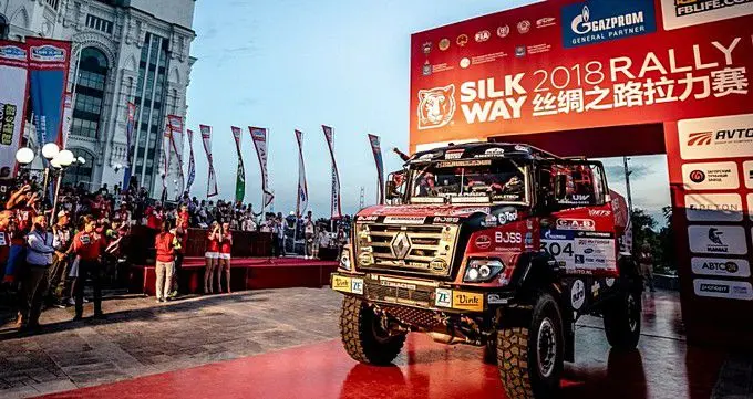 silkway mammoet rallysport startpodium rx