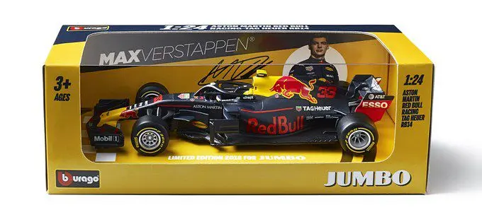 sparen voor de raceauto van max verstappen bij de jumbo