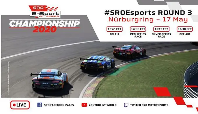 sro esport nuerburgring livestream