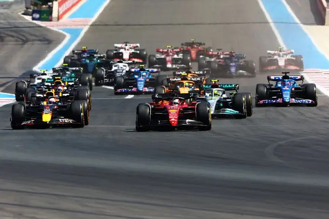 start f1 frankrijk