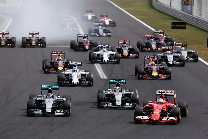 start f1 grand prix hongarije