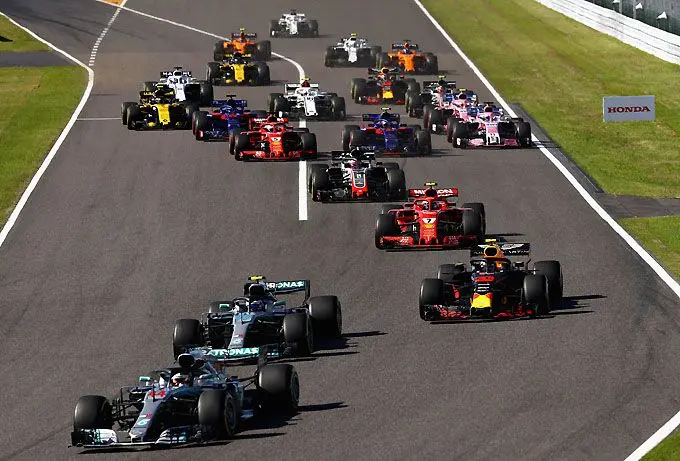 start f1 japan