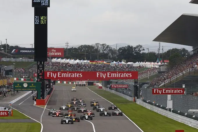 start formule 1 grand prix van japan 4