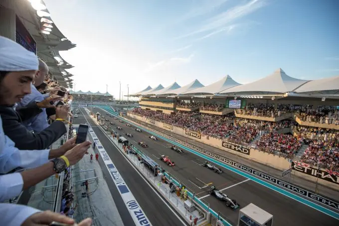 start view from paddock