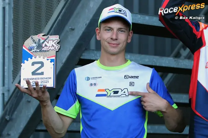 stefan buitelaar podium bij nk karting c015669